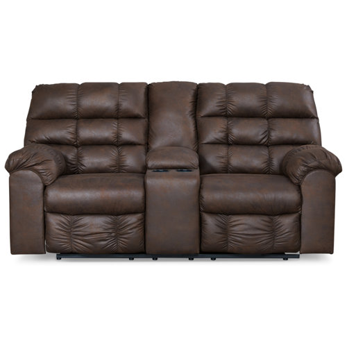 Signature Design by Ashley Derwin Double Recliner Loveseat With Console Wayfair